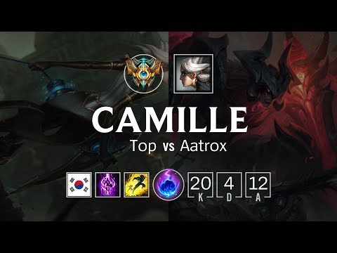 Camille Top vs Aatrox - KR Challenger Patch 8.20
