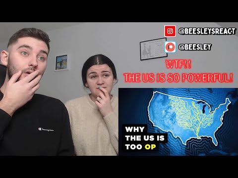 British Couple Reacts to How Geography Made The US Ridiculously OP