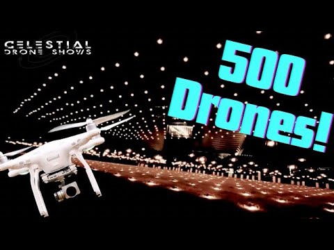 500 Drones Launched Into the Sky! | Celestial Drone Shows