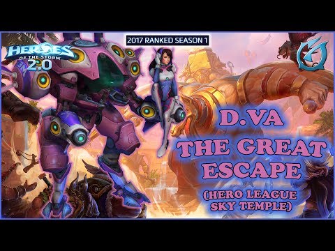 Grubby | Heroes of the Storm 2.0 | D.Va - The Great Escape - HL - 2017 S1 - Sky Temple