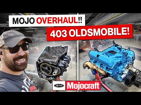 Budget Engine "Rebuild"!!! Aerosol Overhaul with Mojo!! 1978 Oldsmobile 403 V8!