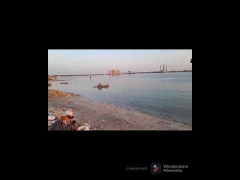 Abu Dhabi fishing beach side