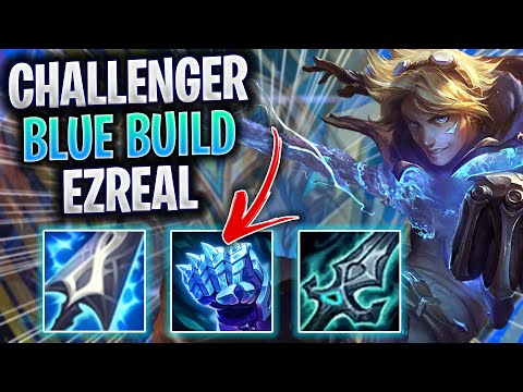 CHALLENGER EZREAL WITH THE NEW BLUE BUILD ITEMS! - Challenger Plays Ezreal vs Kai'Sa ADC!