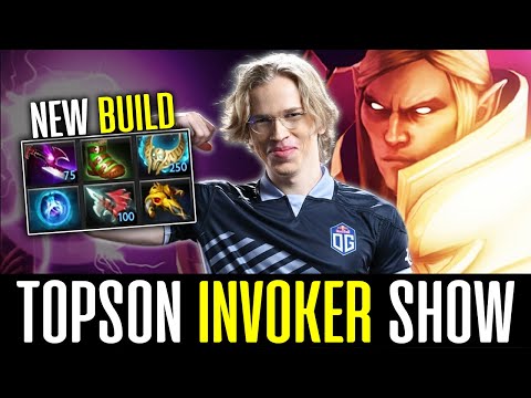 Topson INVOKER Show! - New META Build DOTA 2