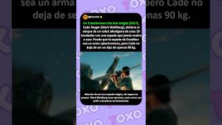 En Transformers the last Knight Mark Wahlberg detiene a un alien de 10 toneladas.. #curiosidades