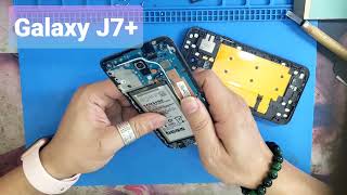 Replace battery samsung J7 Plus / Replace screen galaxy J7 + / Instructions to remove screen