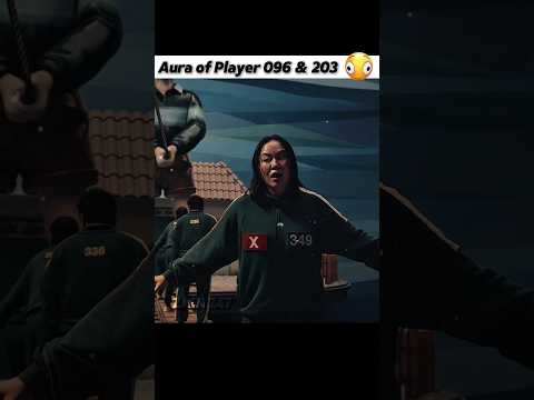Aura of Player 096 and 203 🤯☠️ | SquidGame season 3 | #squidgame3 #shorts | SquidGame