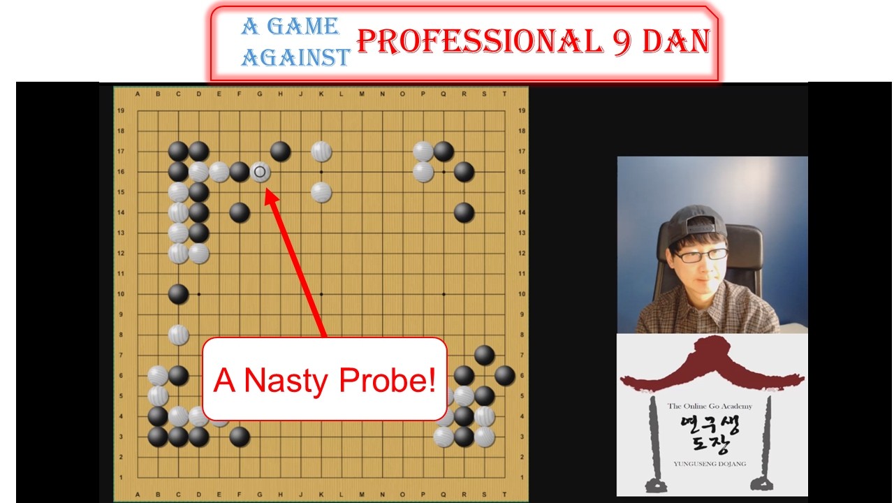 Training game against 9p: A nasty probe!