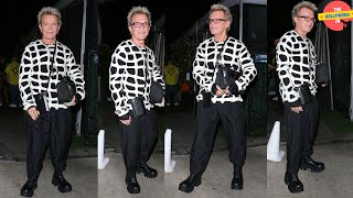 BILLY IDOL LEAVES GIORGIO BALDI AFTER CELEBRATING ANDREW WATT&#39;S BIRTHDAY IN SANTA MONICA!!!
