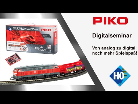 PIKO [D128] Digitalseminar PIKO H0 Start-Set kids digitalisieren #57032 Umbau von analog auf digital
