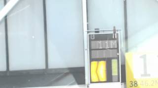 preview picture of video 'TAP A319 Parking in Lisbon (wall proximity meter on display)'