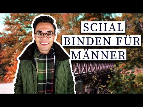 5 ways to tie a scarf for men | Instructions for men using the classic Barbour scarf