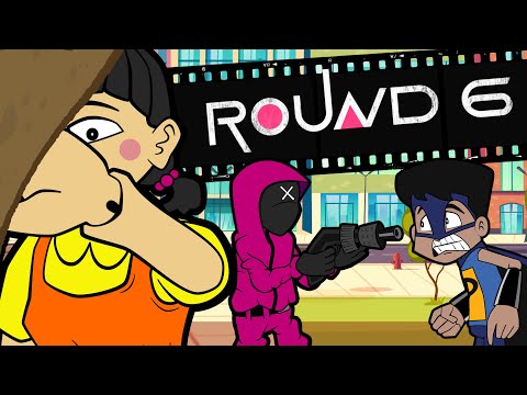 Round 6: Squid Game | Capitão Prego: Desenho Animado da Boneca da Batatinha Frita 1, 2, 3