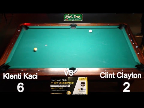 Klenti Kaci Vs Clint Clayton - Maryland 9-ball Championship