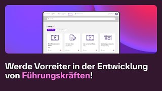 Setze neue Maßstäbe in der Führungskräfteentwicklung 🚀