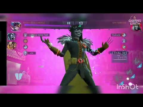 injustice 2 mobile. how to defeat Boss Robin King . heroic 2 . kingdom of madness solo raid