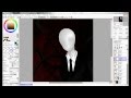 Paint Tool SAI SpeedPaint Slender Man Art Trade