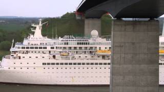 Cruise ship Black Watch, Kiel Canal, May 08, 2013