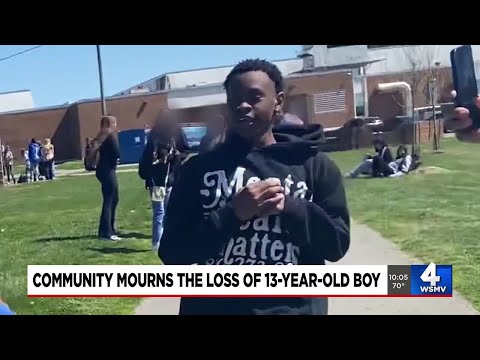 Community mourns loss of 13-year-old boy