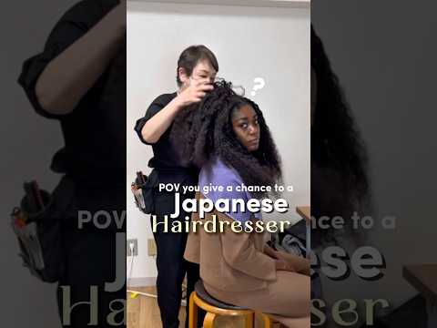 But … Baa-chan… what is that? 😩🤎 #blackinjapan #japanesesalon #japanlife #lifeinjapan #povreels