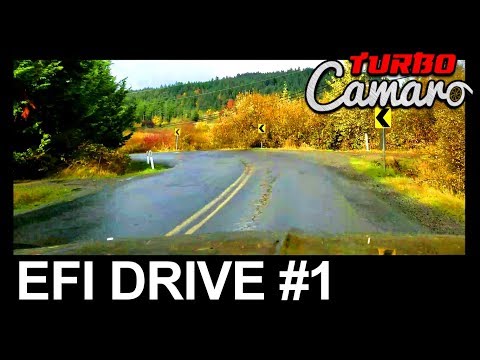 1967 Turbo Camaro - First Drive with Holley Sniper EFI on the Inline 6