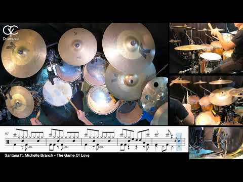 The Game Of Love - Santana ft.Michelle Branch / Drum Cover By CYC (@cycdrumusic) score & sheet music