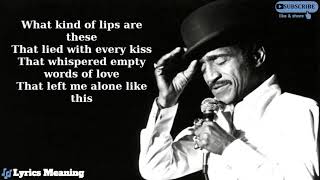 Sammy Davis Jr - What Kind Of Fool Am I | Lyrics Meaning