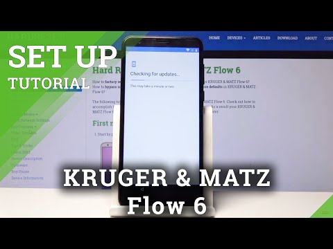 How to Set Up KRUGER & MATZ Flow 6 - First Activation Process