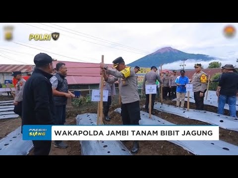 WAKAPOLDA JAMBI TANAM RIBUAN BIBIT JAGUNG DUKUNG KETAHANAN PANGAN
