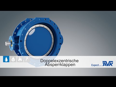 AVK Doppelexzentrische Absperrklappe - Aufbau und Eigenschaften