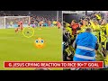 🥺Gabriel Jesus Emotional Reaction to Declan Rice 90+7' Goal vs Luton Town!