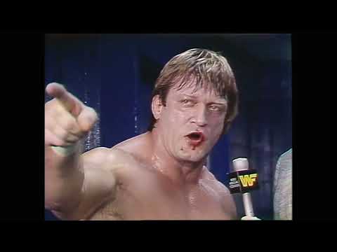 Paul Orndorff blames his loss on a Hulk Hogan conspiracy - 2/20/1984 - WWF