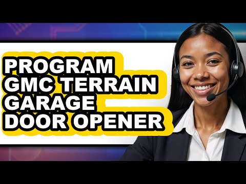 How To Program GMC Terrain Garage Door Opener (UPDATED)