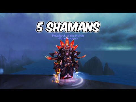 5 SHAMANS - Enhancement Shaman PvP - WoW BFA 8.3