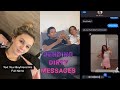 TikTok Girls Pranking Their Boyfriends Texting Dirty Messages Cheating Prank