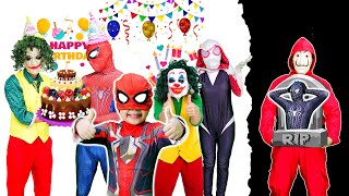 What If All Spider man in 1 HOUSE? | KID SPIDER MAN, KID JOKER & Horrifying Birthday Party + MORE
