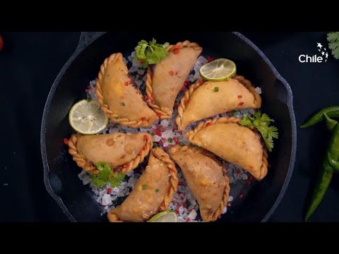 Chilean Mixed Seafood Empanadas with Chili Salsa