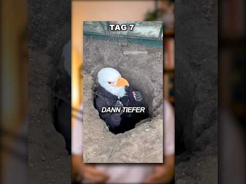 Geheim-BUNKER mit Löffel graben!😳