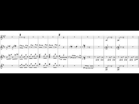 Turina - Zapateado (From Danzas Andaluzas Op.8) - For Guitar Quartet