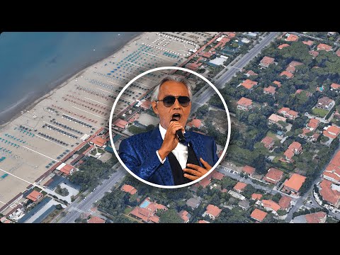 Andrea Bocelli's Hidden Residence in Forte dei Marmi, Italy