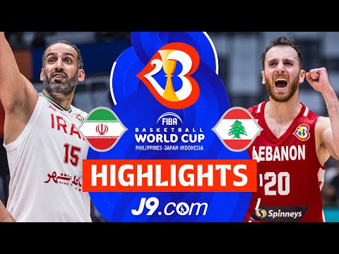 Iran 🇮🇷 vs Lebanon 🇱🇧 | J9 Highlights | FIBA Basketball World Cup 2023