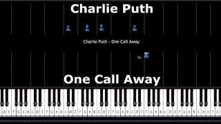 Charlie Puth - One Call Away Piano Tutorial