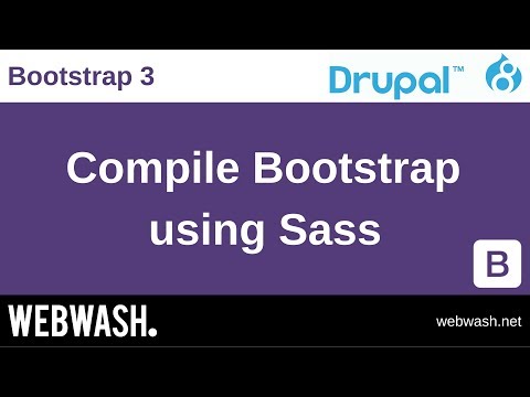 Using Bootstrap 3 in Drupal 8, 3.3: Compile Bootstrap using Sass