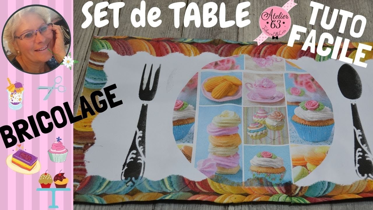 Watch Set De Table Plastifié Now SET de TABLE à FAIRE SOI MEME Activité Montessori, FACILE, LOISIRS CREATIFS ©A63