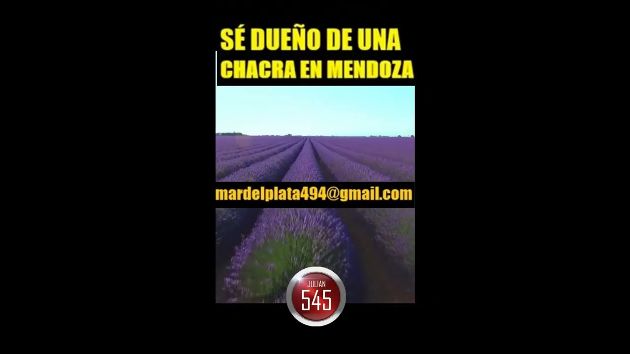 QUEDA 1 SOLO LUGAR ! SE DUEÑO DE UNA FINCA EN MENDOZA POR 5.000 DOLARES