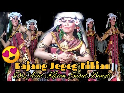 Tari Sisya Bajang Jegeg Kikian, Memukau Para Penonton Clonarang Jabe Pura Penataran DS.Adat Kikian!