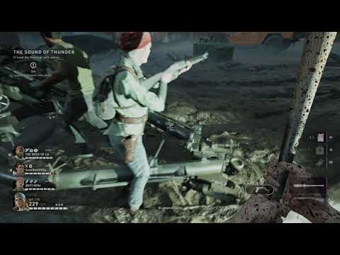 Back 4 Blood - Act 1 The Sound of Thunder: Gather The Team at the Howitzer and Destroy The Mine XSX