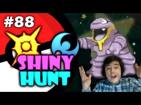 SHINY ALOLAN GRIMER (460 Encounters) Live Reaction | Pokemon Sun and Moon
