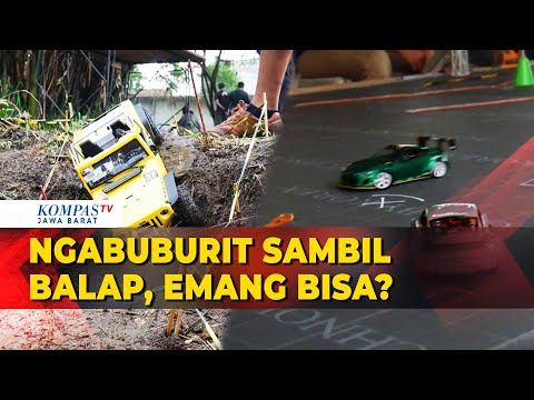 Momen Pecinta Mobil RC Menunggu Buka Puasa di Ngabuburace