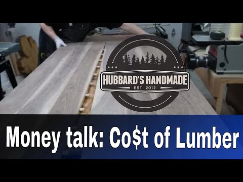 Rough discount lumber vs S4S wood. Real costs! $$$